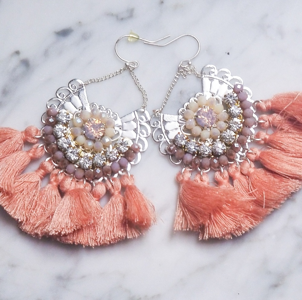 Tassel Statement Earrings